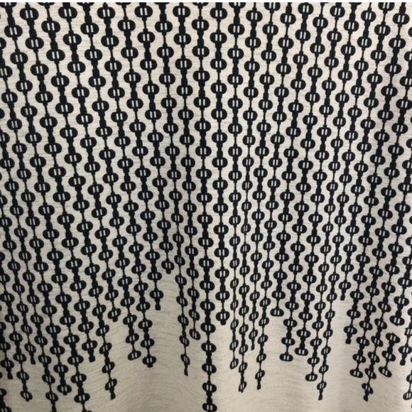 ANGELS NEVER DIE, Unique Sheer Arm Black Print Top, Medium, Small - Picture 3 of 8